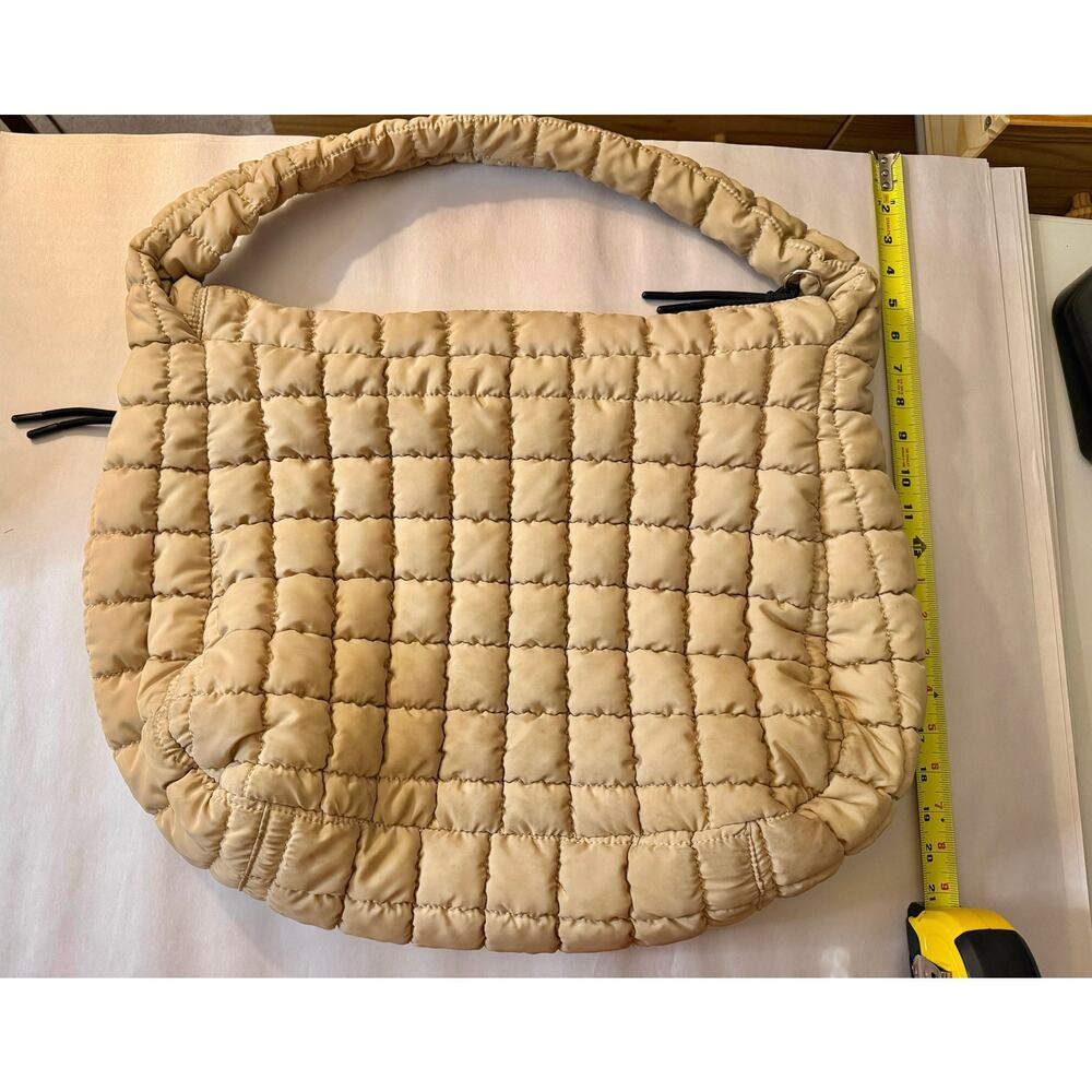 Free People FP Movement Quilted Carryall Bag in Off-white - Picture 8 of 9